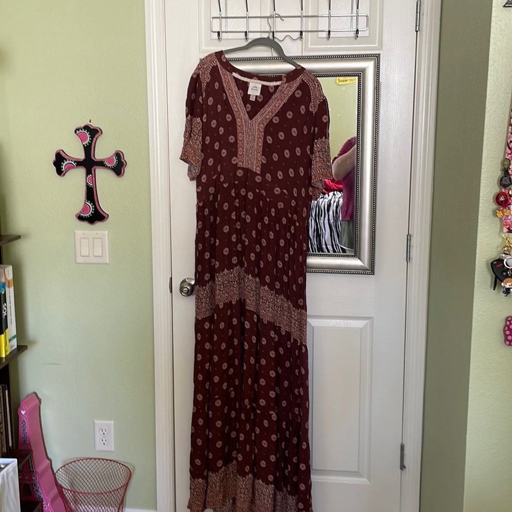 Patterned maxi dress